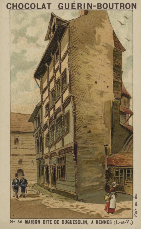 Dom o nazwie Duguesclin, w Rennes, Ille-et-Vilaine autorstwa French School