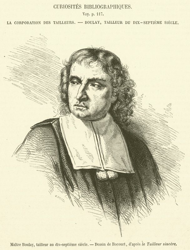 Maitre Boulay, krawiec w XVII wieku (grafika) autorstwa French School