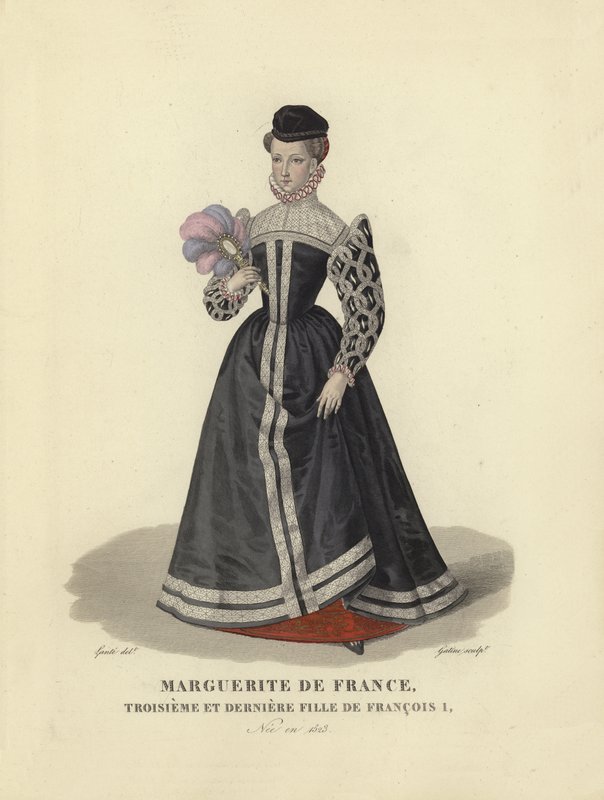 Małgorzata Francuska, trzecia i najmłodsza córka króla Franciszka I Francji autorstwa French School