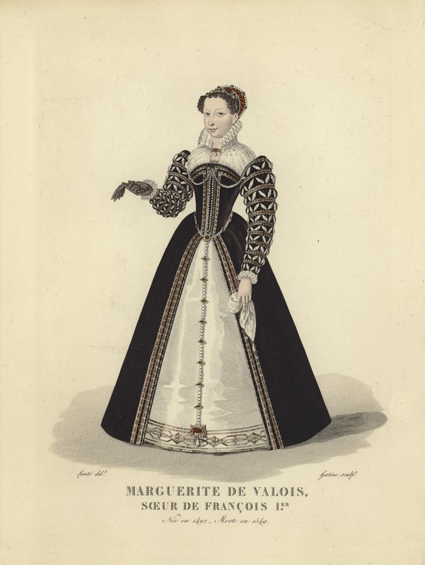 Małgorzata z Nawarry, siostra króla Francji Franciszka I autorstwa French School