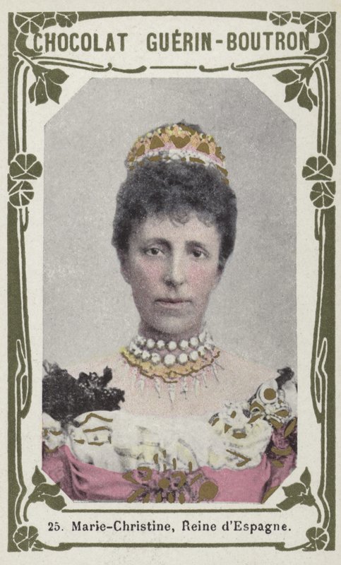 Marie-Christine, Reine dEspagne (kolorowe zdjęcie) autorstwa French School