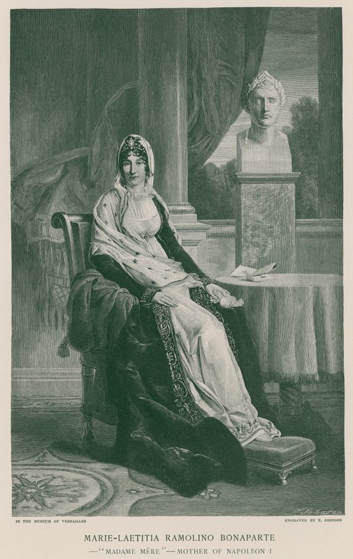 Marie-Laetitia Ramolino Bonaparte autorstwa French School