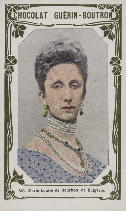 Marie-Louise de Bourbon, z Bułgarii (kolorowe zdjęcie) autorstwa French School