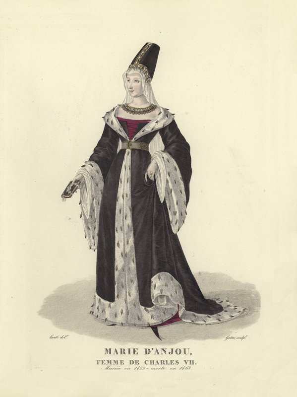 Maria Andegaweńska, żona króla Francji Karola VII autorstwa French School