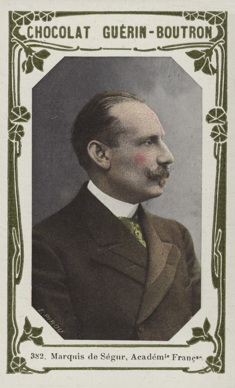 Markiz de Segur, Akademia Francuska (kolorowe zdjęcie) autorstwa French School