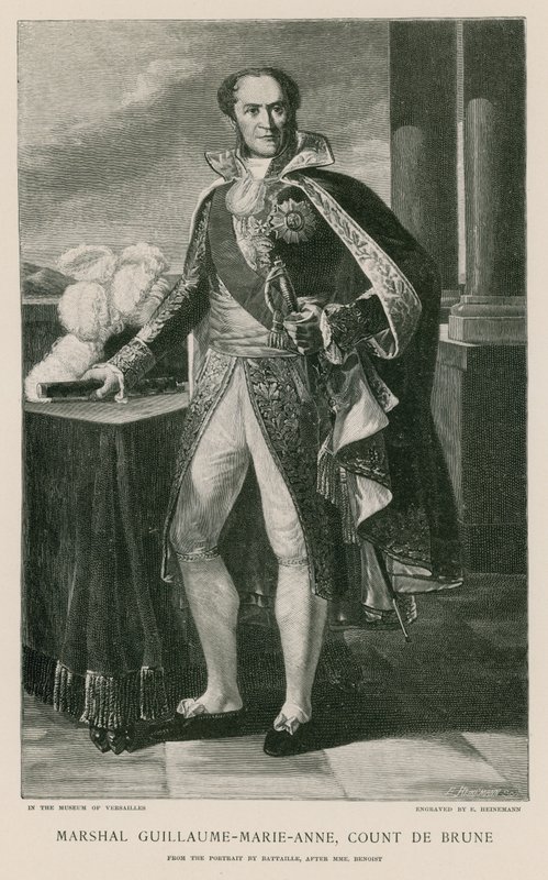 Marszałek Guillaume-Marie-Anne, hrabia Brune autorstwa French School