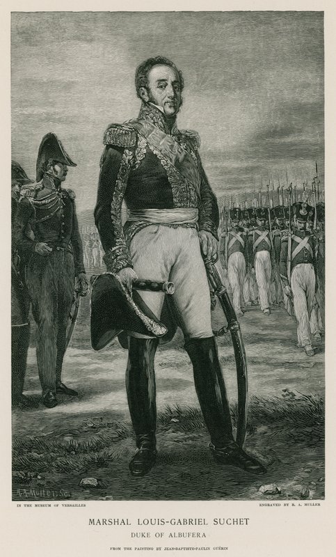 Marszałek Louis-Gabriel Suchet autorstwa French School