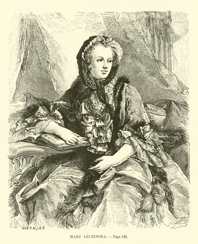 Maria Leczińska autorstwa French School