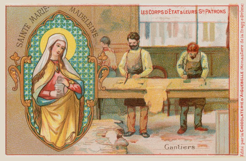 Maria Magdalena, patronka rękawiczników autorstwa French School