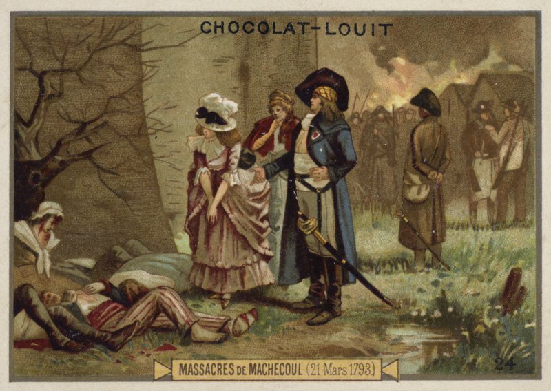Masakry w Machecoul, rewolucja francuska, 21 marca 1793 autorstwa French School