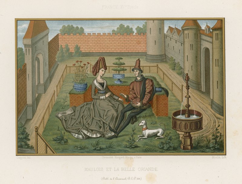 Maugris i Oriadne autorstwa French School
