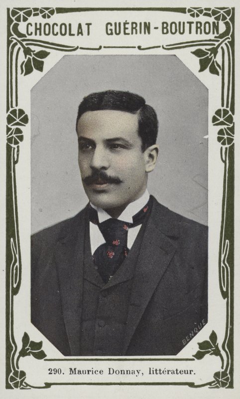 Maurice Donnay, literat (kolorowe zdjęcie) autorstwa French School