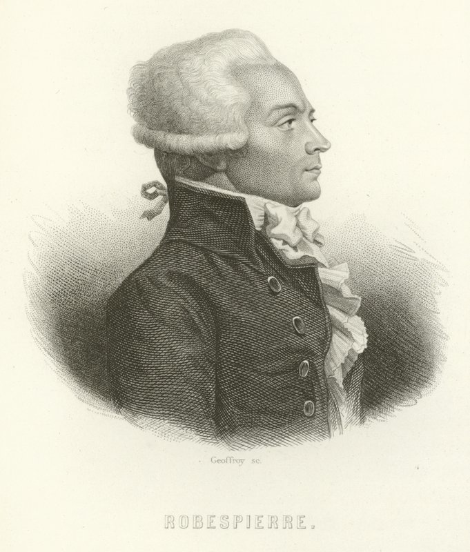Maksymilian Robespierre autorstwa French School