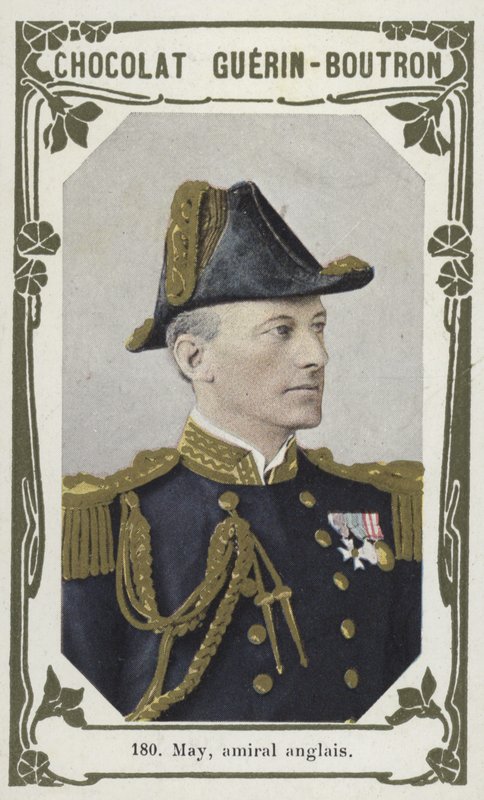 Maj, admirał brytyjski (kolorowe zdjęcie) autorstwa French School