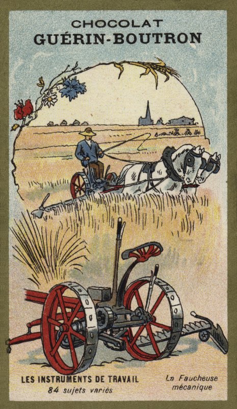 Żniwiarz mechaniczny autorstwa French School