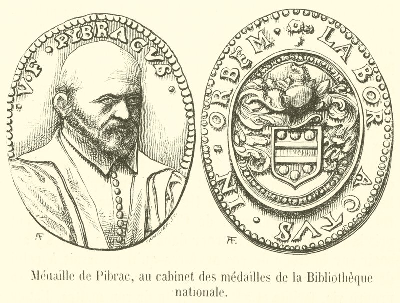 Medal Pibraca, w gabinecie medali Biblioteki Narodowej (grafika) autorstwa French School