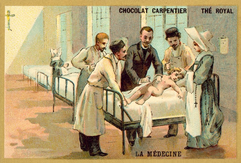 Medycyna (chromolit) autorstwa French School