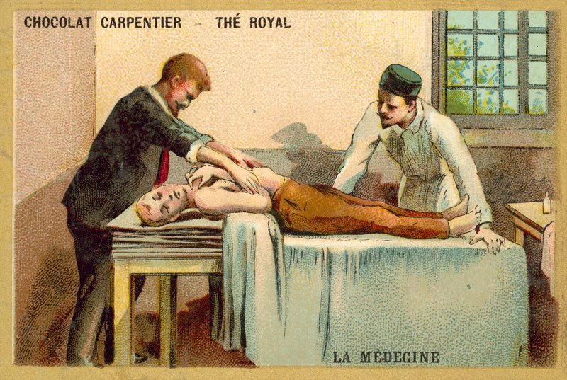 Medycyna (chromolit) autorstwa French School