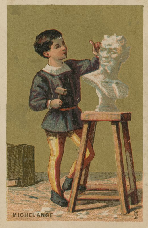 Michał Anioł, włoski artysta autorstwa French School
