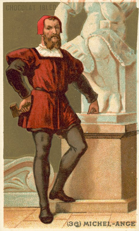 Michał Anioł, włoski artysta autorstwa French School