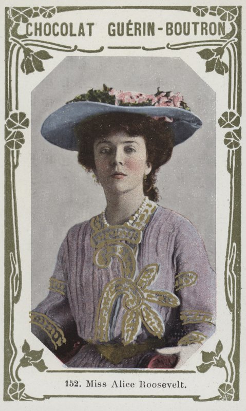 Panna Alice Roosevelt (kolorowe zdjęcie) autorstwa French School