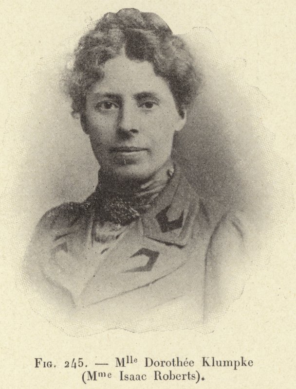 Pani Dorothee Klumpke (Pani Isaac Roberts) (Grawerowanie) autorstwa French School