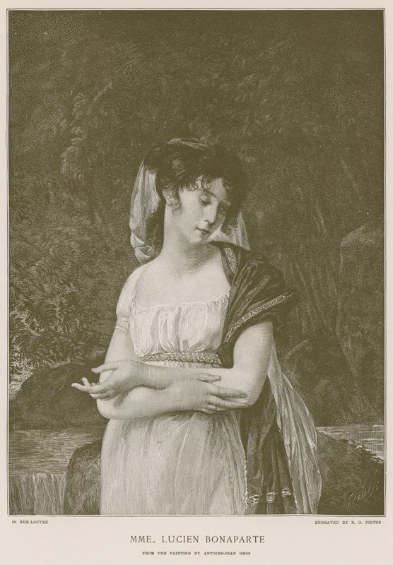 Pani Lucien Bonaparte autorstwa French School