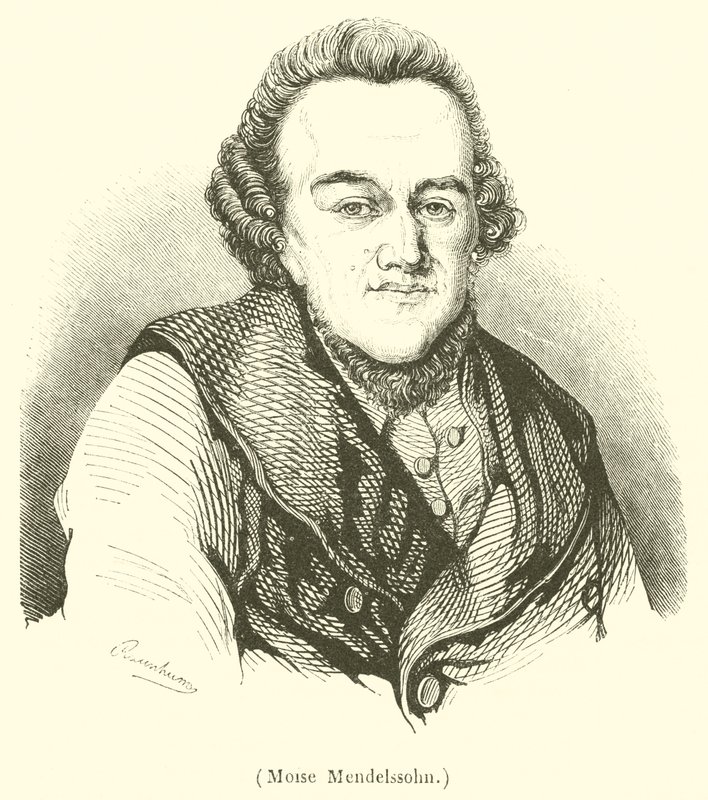 Moise Mendelssohn (rycina) autorstwa French School