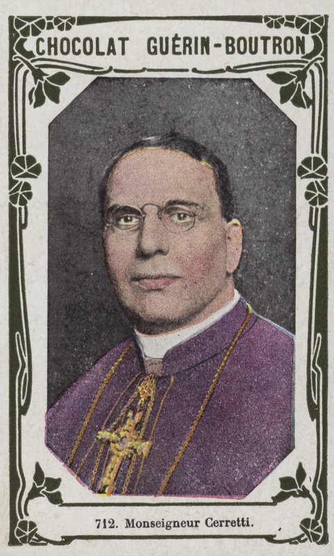 Monseigneur Cerretti (kolorowe zdjęcie) autorstwa French School