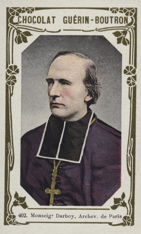 Monsignor Darboy, arcybiskup Paryża (kolorowe zdjęcie) autorstwa French School