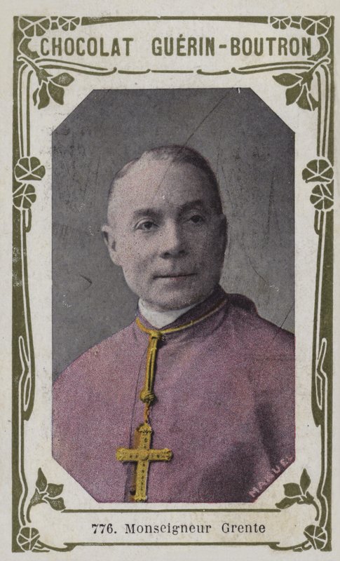 Monseigneur Grente (kolorowe zdjęcie) autorstwa French School