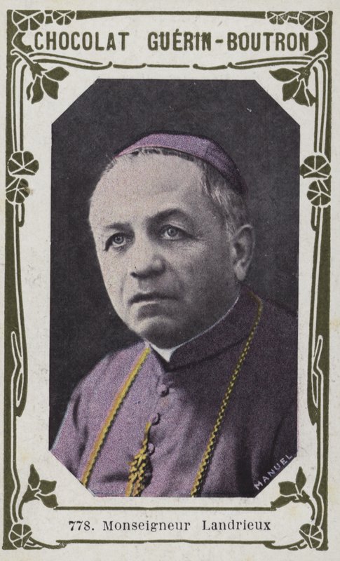 Monseigneur Landrieux (kolorowe zdjęcie) autorstwa French School