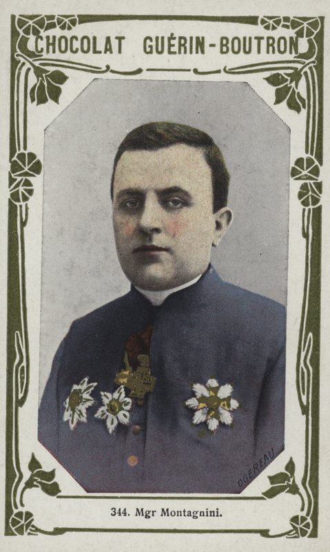 Monseigneur Montagnini (kolorowe zdjęcie) autorstwa French School