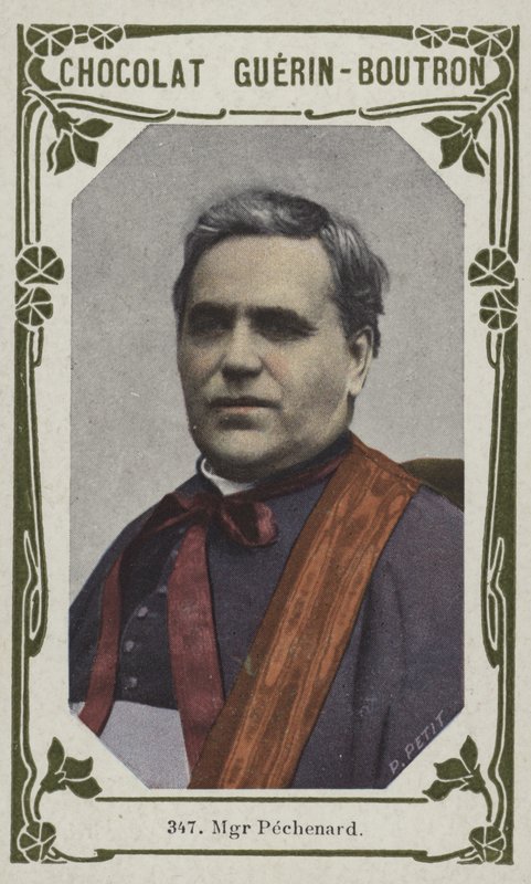 Prałat Pechenard (kolorowe zdjęcie) autorstwa French School