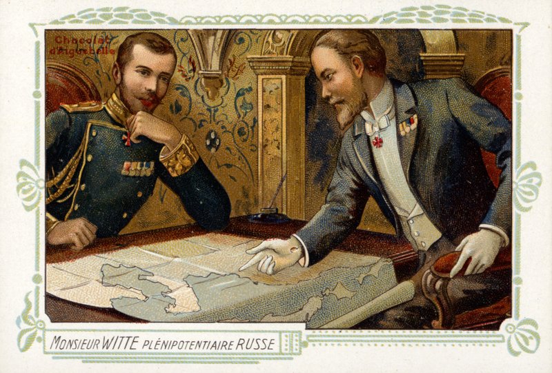Monsieur Witte, rosyjski pełnomocnik autorstwa French School