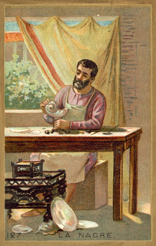 Masa perłowa (chromolitho) autorstwa French School