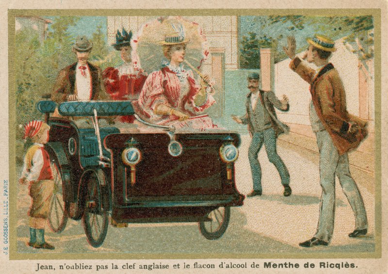 Scena motoryzacyjna autorstwa French School