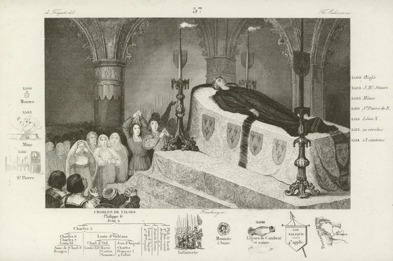 Żałoba po śmierci Ludwika XII we Francji, 1515 autorstwa French School