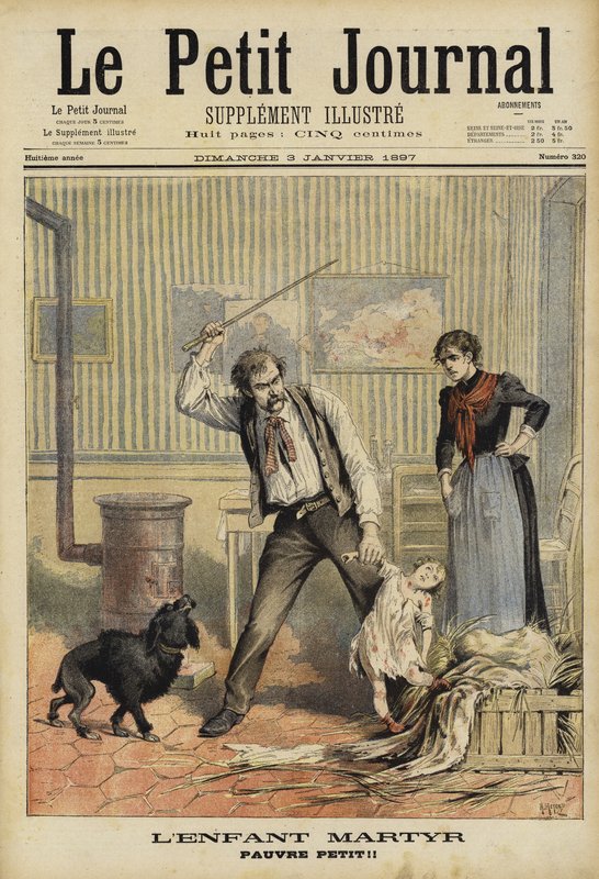 Morderstwo małego dziecka, Francja, 1897 autorstwa French School