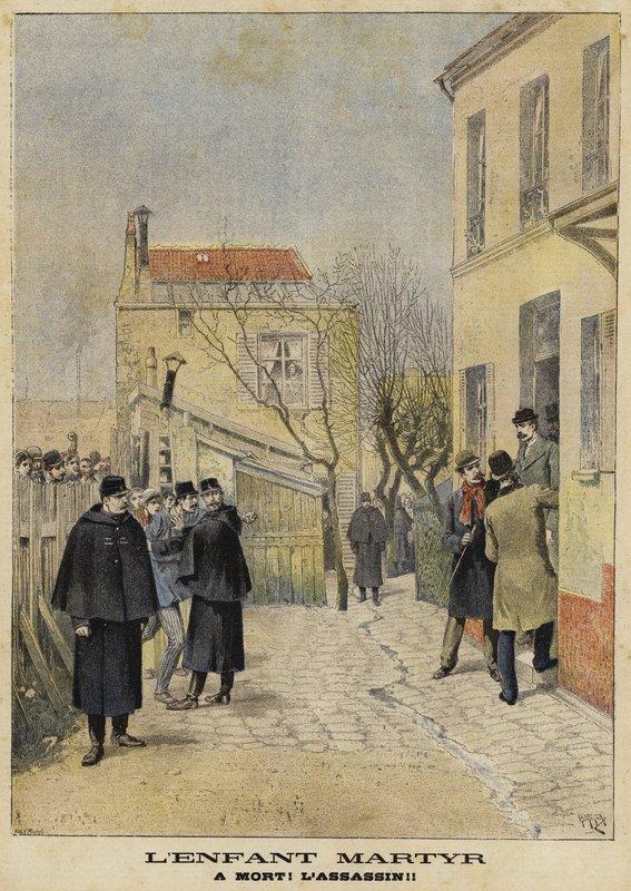 Morderstwo małego dziecka, Francja, 1897 autorstwa French School