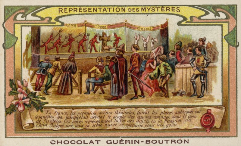Zagadka (chromolitho) autorstwa French School