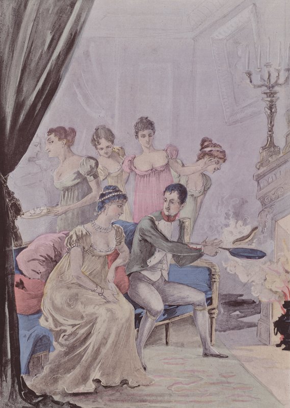 Napoleon w Marie-Louise autorstwa French School
