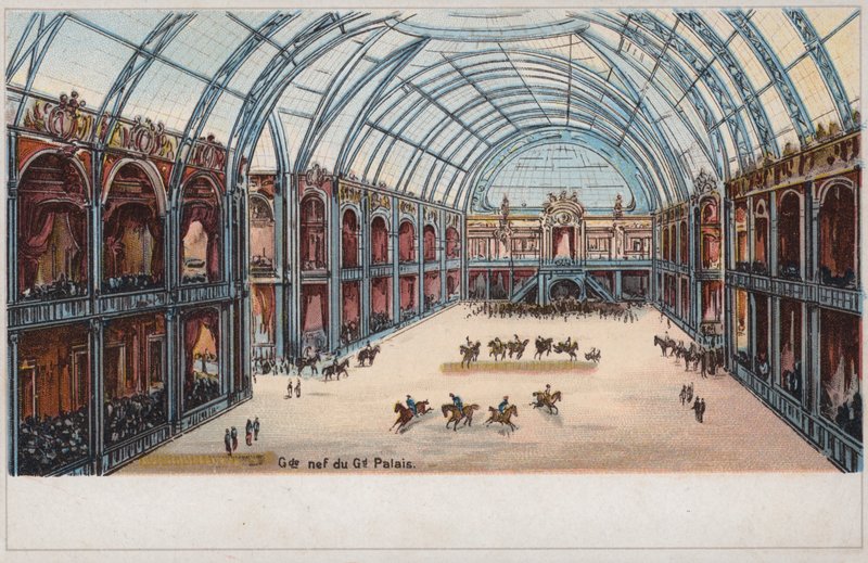 Nawa Grand Palais, Wystawa Powszechna, Paryż autorstwa French School