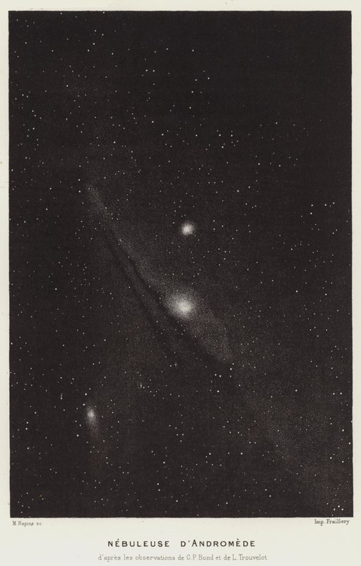 Mgławica Andromeda (lito) autorstwa French School
