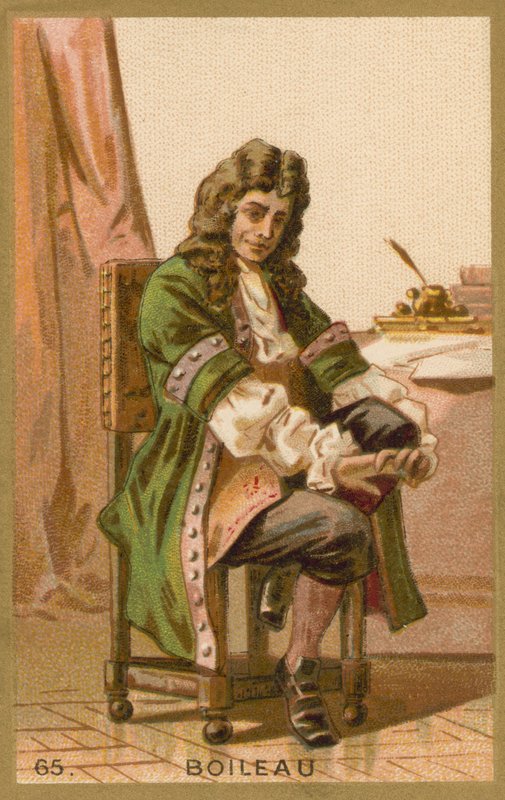 Nicolas Boileau, francuski poeta autorstwa French School