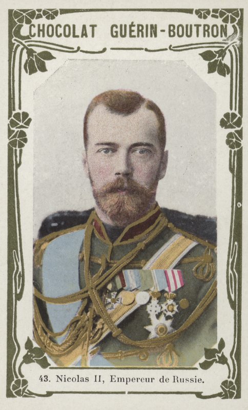 Mikołaj II, cesarz Rosji (zdjęcie kolorowe) autorstwa French School