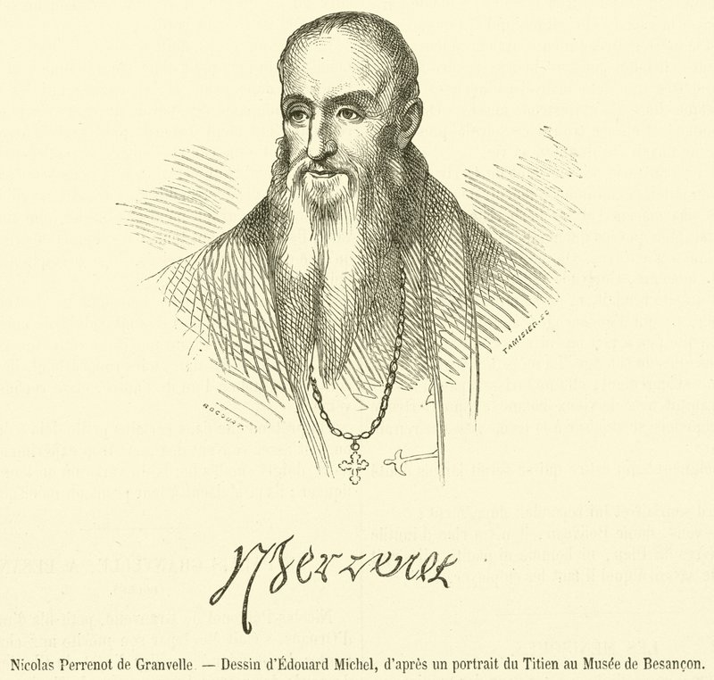Nicolas Perrenot de Granvelle (grafika) autorstwa French School
