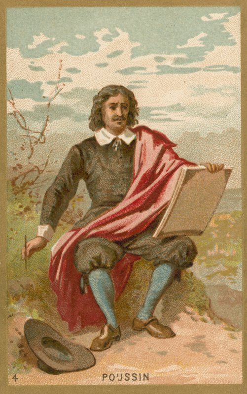 Nicolas Poussin, francuski artysta autorstwa French School