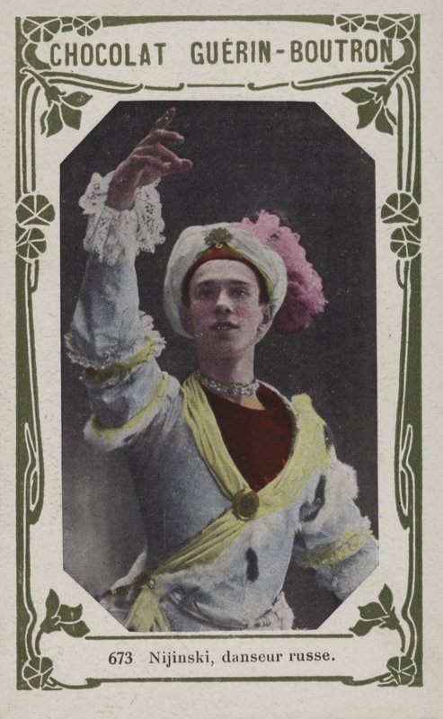 Niżyński, rosyjski tancerz (kolorowe zdjęcie) autorstwa French School