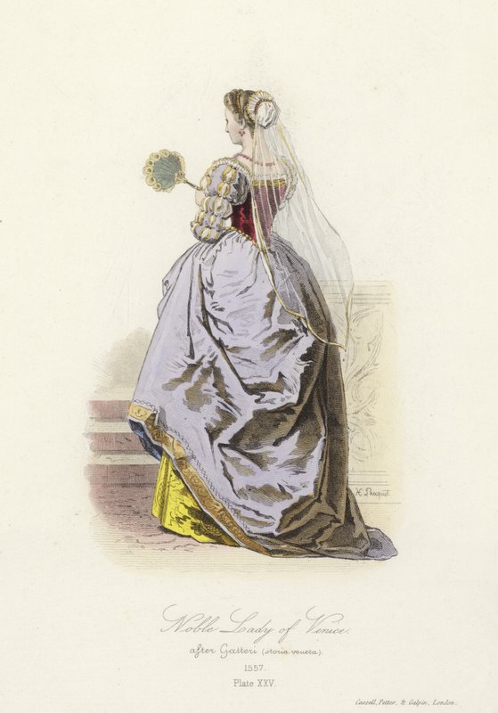 Szlachetna dama Wenecji autorstwa French School